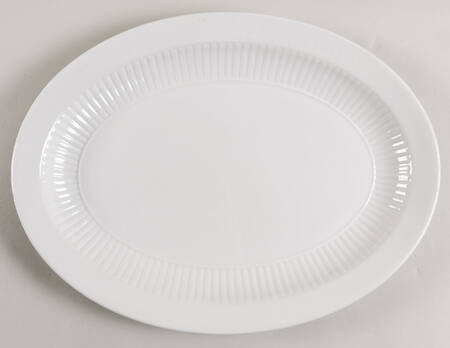Empress (Cream) 13" Oval Serving Platter