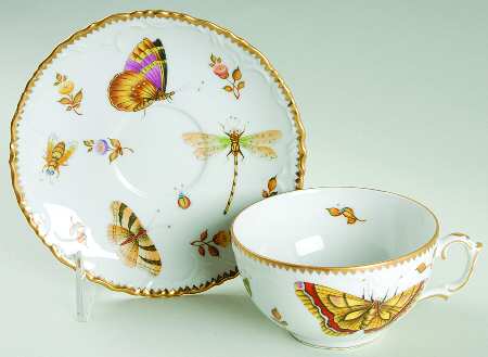 Fantasy Flat Cup & Saucer Set