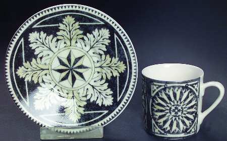 San Marco Flat Demitasse Cup & Saucer Set
