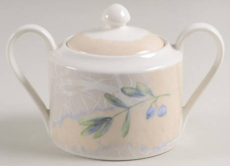 Torn Paper Sugar Bowl & Lid
