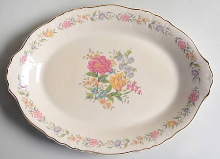 ABE38 14" Oval Serving Platter by Aberdeen