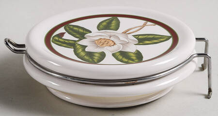 Magnolia Blossom Lid for Medium Canister