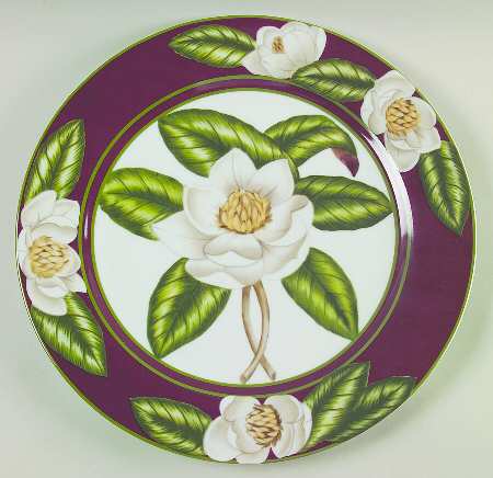 Magnolia Blossom 12" Chop Plate (Round Platter)