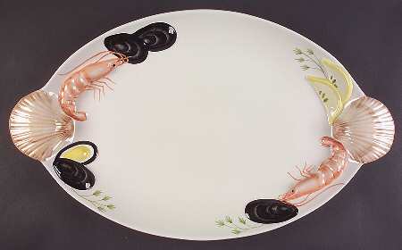 Seafood Harvest 23" Oval Serving Platter