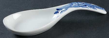 Seafood Ocean Blue Spoon Rest/Holder (Holds 1 Spoon)