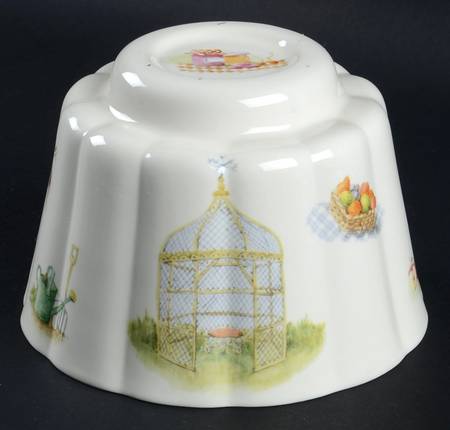 Edwardian Kitchen Garden Jello Mold