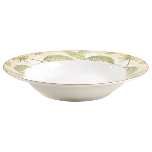 Tropical Palm Rim Soup Bowl