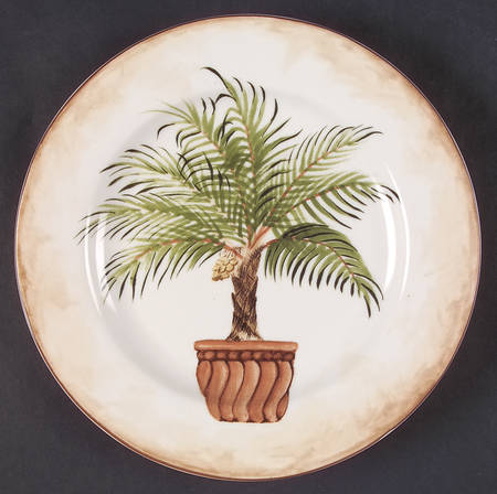 Tropical Palm Salad Plate