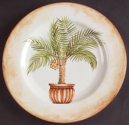 Tropical Palm Salad Plate