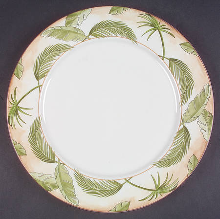 Tropical Palm 12" Chop Plate (Round Platter)