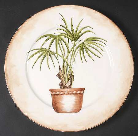 Tropical Palm Dinner Plate