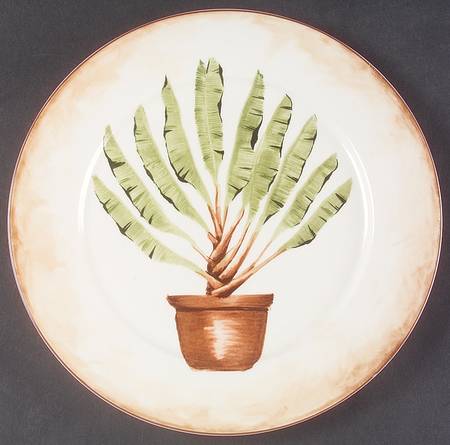 Tropical Palm Dinner Plate
