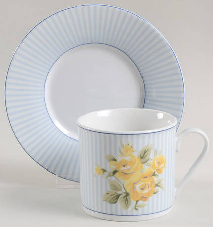Brighton Rose Flat Cup & Saucer Set