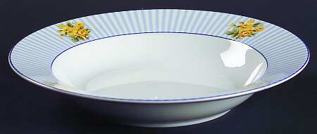 Brighton Rose Rim Soup Bowl