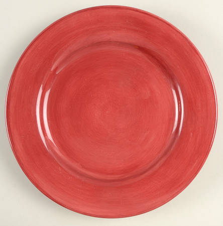 Ciao Burgundy Salad Plate by Artimino