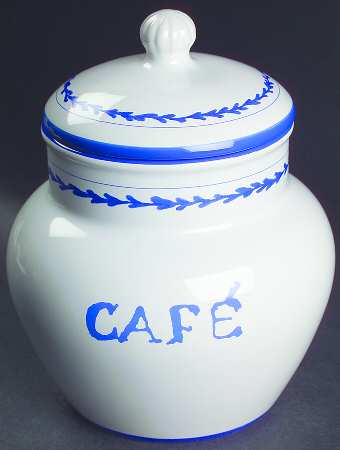 French Bistro Coffee Canister & Lid