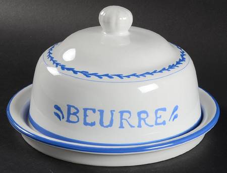 French Bistro Round Covered Butter