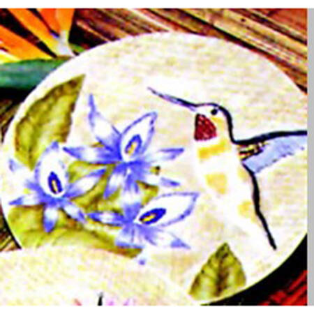 Jungle Birds Salad/Dessert Plate