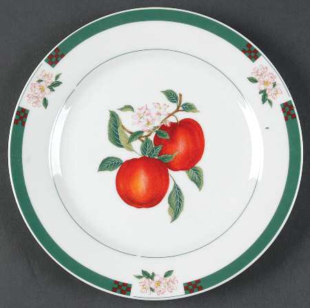 Apple Orchard Salad/Dessert Plate by American Atelier