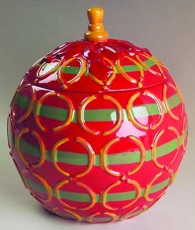 Christmas Ornaments Figural Cookie Jar & Lid