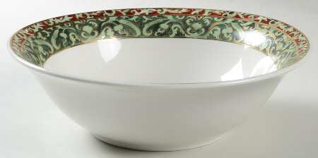 Christmas Ornaments 9" Round Vegetable Bowl