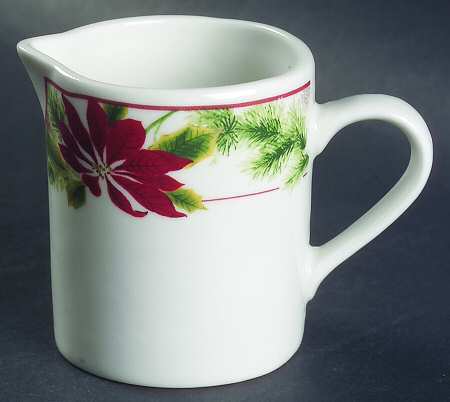 Holiday Floral Creamer