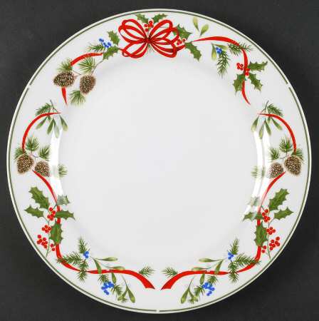 Christmas Woodland Dinner Plate
