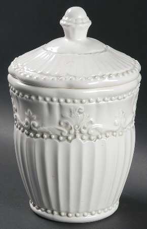 Baroque Small Canister & Lid