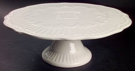 Baroque 12" Diameter Pedestal Cake Stand