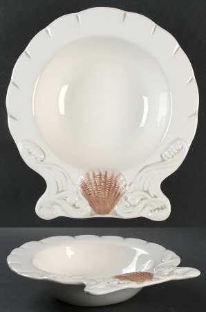 By the Sea 9" Shell Shaped Dish