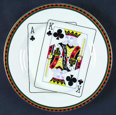 Casino Salad Plate