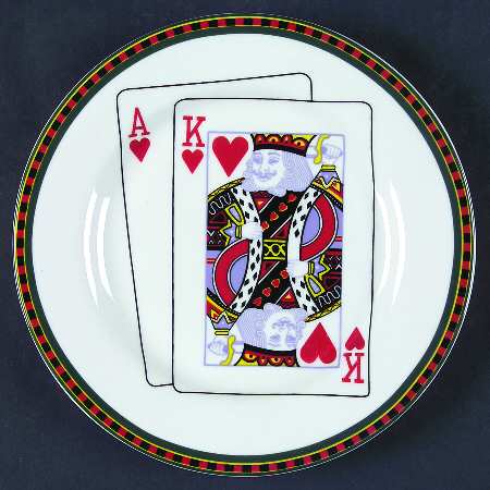 Casino Salad Plate