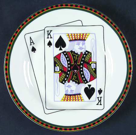 Casino Salad Plate