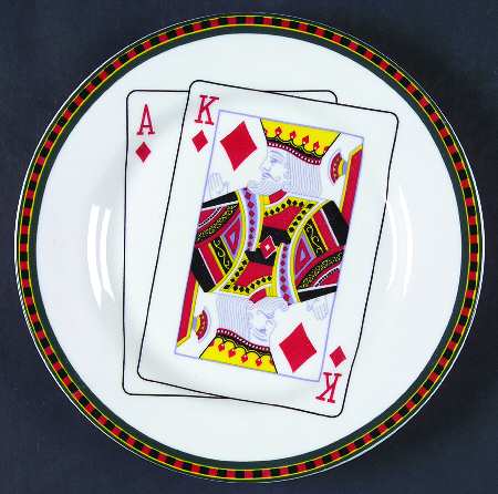 Casino Salad Plate