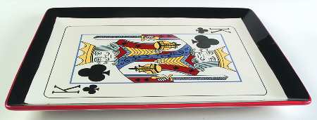 Casino Royale 17" Rectangular Serving Platter