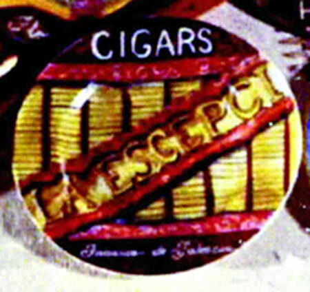 Cigars Salad Plate
