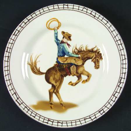 Cowboy Salad Plate