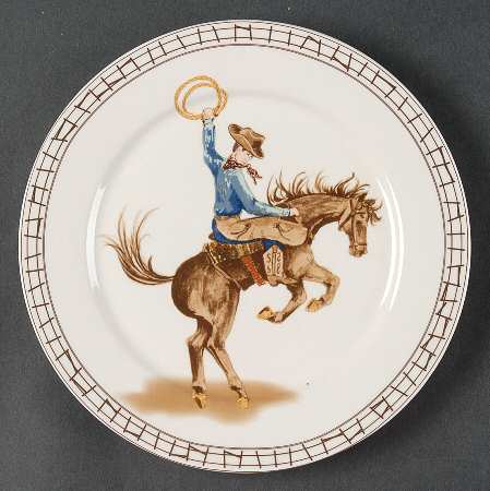 Cowboy Salad Plate