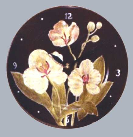 Floral Ecstacy Clock Plate