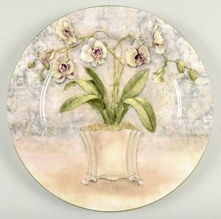 Floral Jardin (Round, Smooth) Dinner Plate