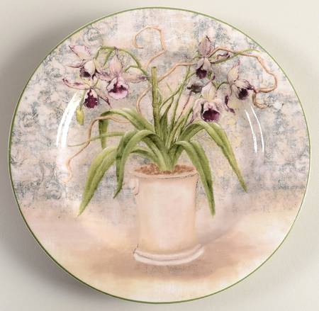Floral Jardin (Round, Smooth) Salad Plate