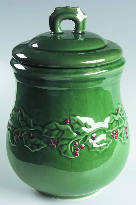 Holly Berry Large Canister & Lid