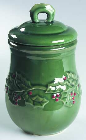 Holly Berry Small Canister & Lid