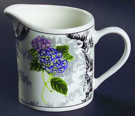 Hydrangea Toile Creamer