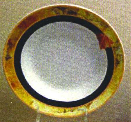 It's Only Natural Leaf Rim Soup Bowl