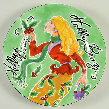 Jingle Bells Salad Plate
