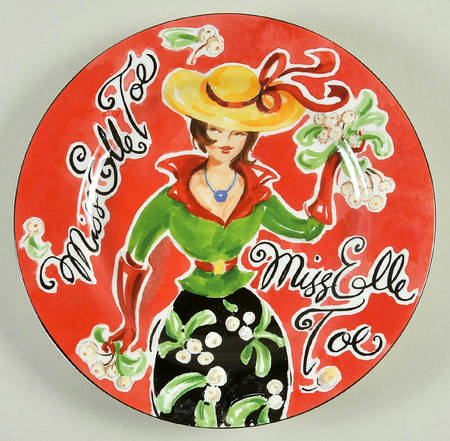 Jingle Bells Salad Plate