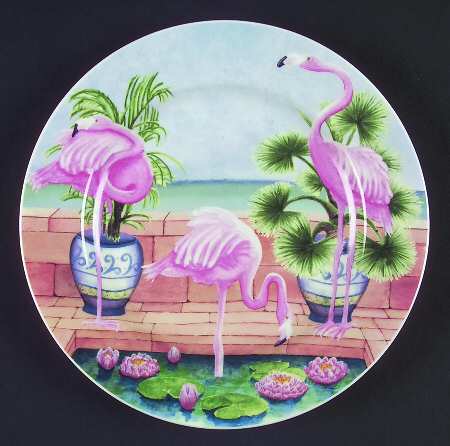 Marsh Birds Salad Plate