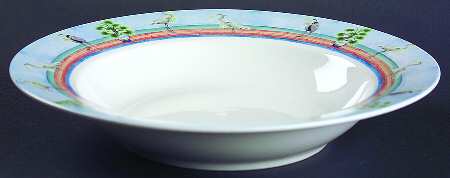 Marsh Birds Large Rim Soup Bowl