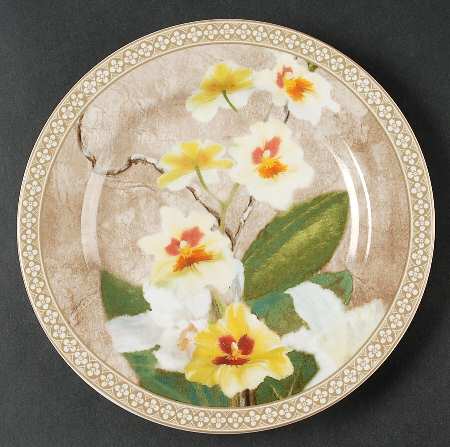 Orchid Salad Plate by American Atelier